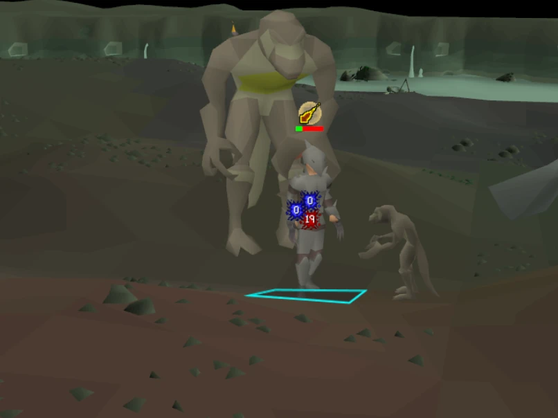 An osrs player