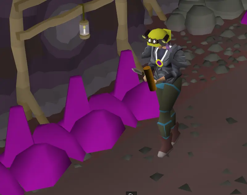 An osrs player